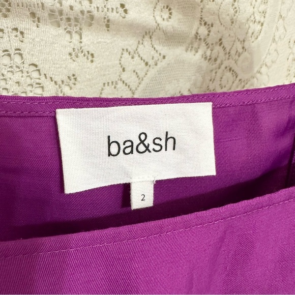 ba&sh Robe Palaia Dress in Violet - Picture 8 of 16